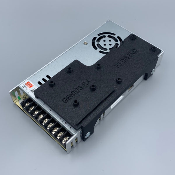 Genius Receiver and Falcon Distro Mount to Meanwell LRS 350 STL - Image 6