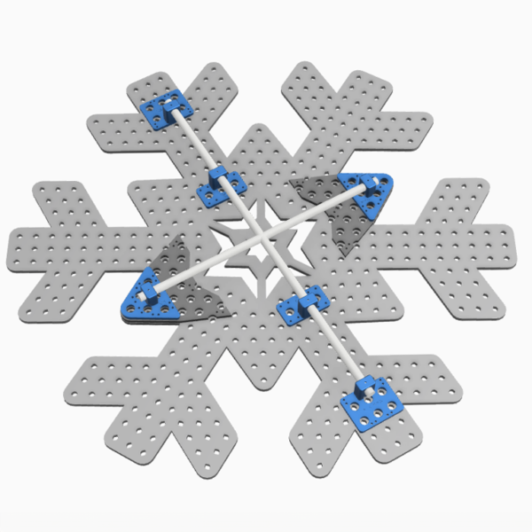 XLS450 Snowflake Mount 20mm STL - Image 2