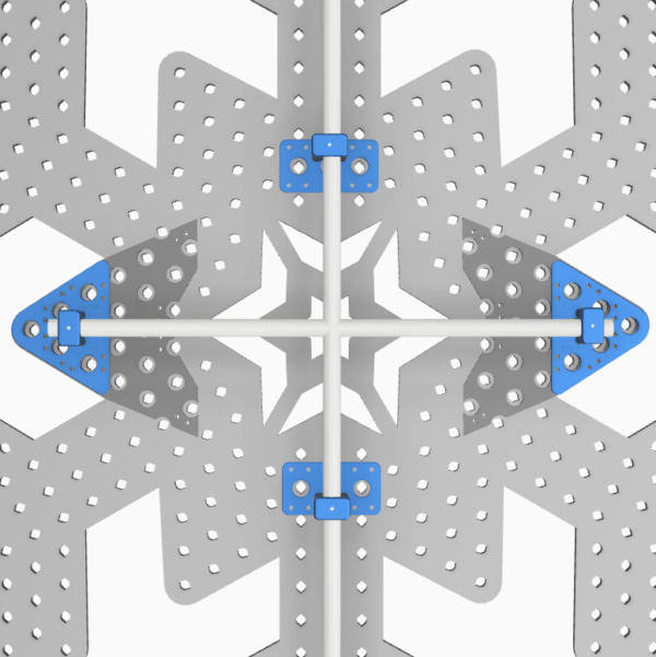 XLS450 Snowflake Mount 20mm STL - Image 3
