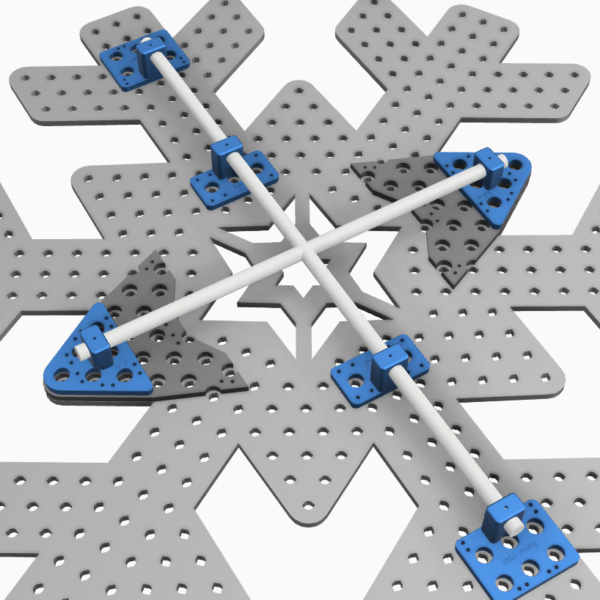 XLS450 Snowflake Mount 20mm STL - Image 4