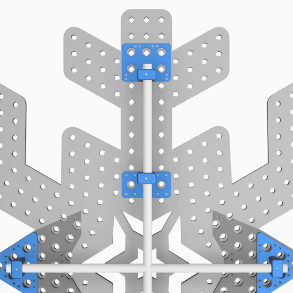 XLS450 Snowflake Mount 20mm STL - Image 5