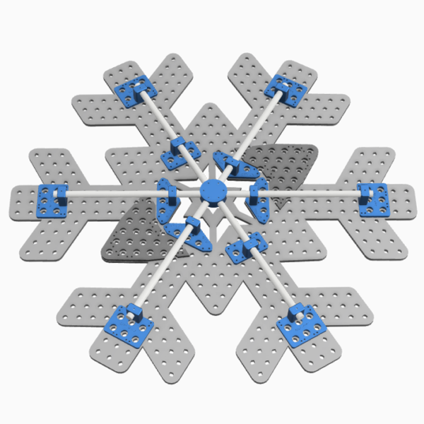 XLS450 Snowflake Mount 20mm STL - Image 7