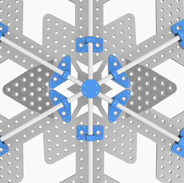 XLS450 Snowflake Mount 20mm STL - Image 8